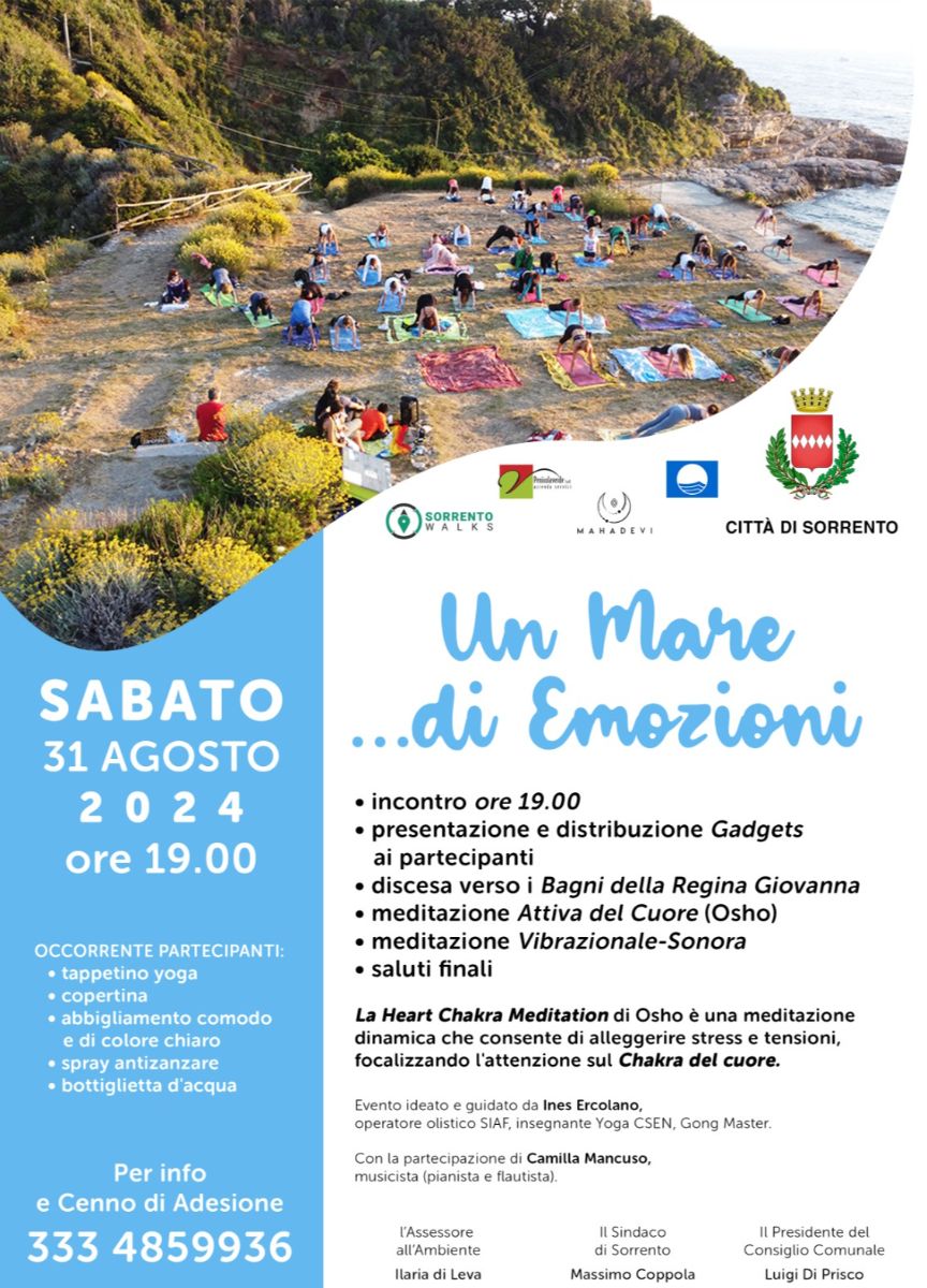 “Un mare di emozioni” e “Vibraemozioni”: due eventi dedicati al benessere